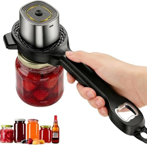 Veiliss Electric Jar Opener for Seniors | Fit 1-3.5 Cap | Rechargeable Jar & Bottle Openers for Weak Hands and Arthritis