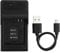 SLB-10A USB Chargeur pour Samsung P800, PL50, PL51, PL55, PL57, PL60, PL65, PL70, SL420, SL502, SL620, SL720, SL820, WB150, WB151, WB2100, WB500, WB550, WB690, WB700, WB710 Caméra et Plus