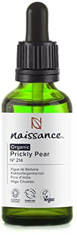 Naissance Olio di Fico d’India Biologico – Certificato Biologico - Olio Vegetale Puro al 100% - 30ml
