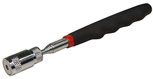MC POWER Pick-Up Werkzeug mit Magnet und LED | Teleskop 19-80 cm, 3,6 kg Zugkraft | Flexibles Greifwerkzeug für Kleinteile, Werkstatt, Haushalt