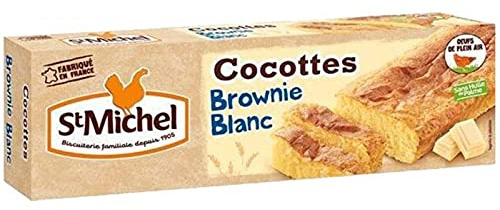 St Michel Cocottes Brownie Chocolat Blanc 240g (lot de 3)