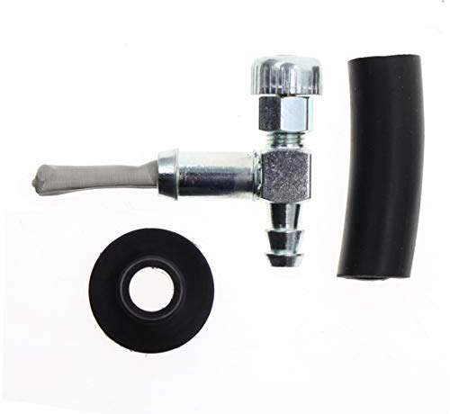 Carbhub Benzin-Gas-Tank-Tülle und Absperrventil für Generatoren, Handwerker, Coleman Generac, Schneefräse, 83,8/162,9 cm Kraftstoff-Tank-Tülle und Absperrventil