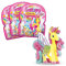 Galupy Unicorn - 3er Pack Einhorn Figuren, Einhorn Spielzeug zum Sammeln, Ponyfiguren mit Glitzerflügeln & Swarovski Kristal