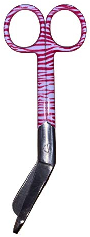 Pink Zebra - Forbici per bendaggi per infermieri, ostetriche e operatori sanitari
