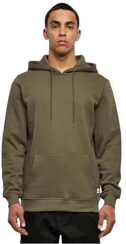 Urban Classics Men's Organic Basic Hoody, olive, M