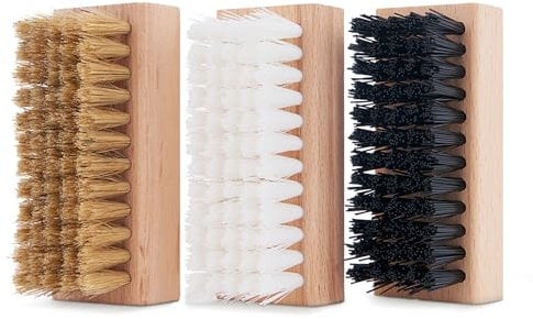 Reshoevn8r Limpiador de Zapatos de Zapatillas, Juego de 3 cepillos Suaves, medianos, rígidos, Gamuza y Malla