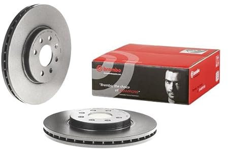 Brembo Bremsscheiben Coated + Beläge Vorne + Hinten für Opel Combo Tour Meriva A X03