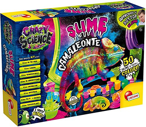 Lisciani Giochi - Crazy Science Dr. Slime Chamäleon, 89246