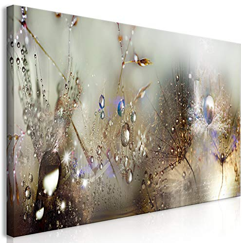 murando Wandbild Mega XXXL Pusteblume Einteiliger XXL-Format Kunstdruck zur Selbstmontage Leinwandbilder moderne Bilder DIY Wanddekoration Wohnung Deko Blumen Natur grau