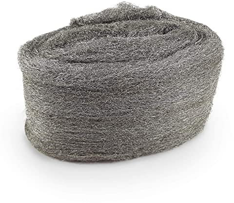 CZ Store - Stainless Steel Wool |13 FT| Grade 0000 Metal Wire Mesh - Soft, Flexible, Reusable - for Cleaning, Buffing, Polishing Glass, Windows, Tiles, Wood, Metal, Copper, Brass