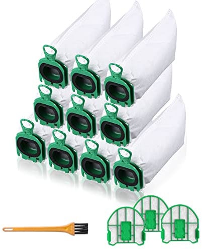 10 Piezas Bolsas de Limpieza de Repuesto por Vorwerk Kobold VB100 Aspiradora Bolsas de Repuesto Bolsas de Aspiradora Aspiradora Barredora Reemplazar Bolsas de Vacío