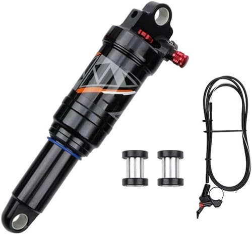 splumzer Mountainbike Stoßdämpfer Absorber Air Rear Shock - Rebound/Lock Out/Luftdruck einstellbar (Fernsperrung, 200MM)