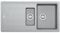 Franke Gemini GMD651UG 1.5 Bowl Tectonite Reversible Urban Grey Kitchen Sink