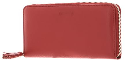 Coccinelle Tassel Zip Around Wallet Acero