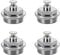 4 Pcs Radiator Air Valve, 1 Manual Radiator Air Vent Bleed Valve with Sealed O-Ring Thread Connection, Replacement Accessories for Heating System