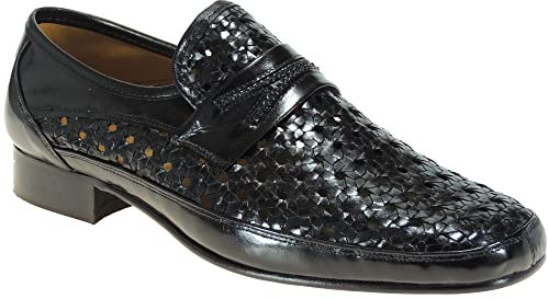 Calzados Romero 1850 JR Jimenez Zapato Trenzado en Piel para Hombre Ancho 10 Piso de Cuero Fabricado en Almansa Negro Talla 43