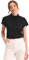 Allegra K Damen Bluse Sommer Kurzarm Stehkragen Chiffon Business Oberteil Flügelärmel Elegant Top Schwarz M