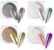Beetles Chrome Nail Powder Mirror Effect Holographic Shell Mirror Kit for Gel Polish Nail Art Decoration 4 Colors 0.5g/Jar​