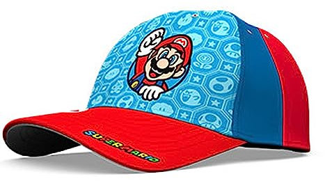 SRV Hub Casquette de baseball confortable Super Mario, chapeau en coton doux et léger pour enfants, casquette rouge idéale pour les enfants