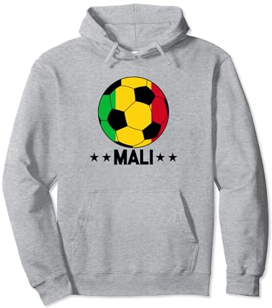 Mali Soccer Team Mali Flag Jersey Football Pullover Hoodie