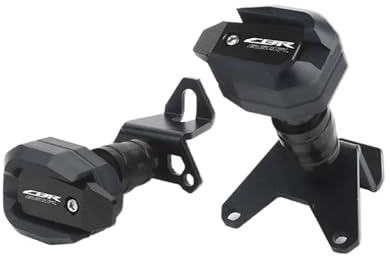 Uubik Motorräder Sturzpads Für Honda CB650R CBR650R 2021-2023 Motorrad Fallende Crash-Schutz Abdeckungen Anti Crash Protector Pad Frame Sliders Sturzschutz (Color : CBR650R Black)