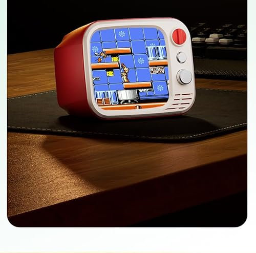 JVSURF Retro Video Game Console for Kids&Adults, Built-in 740 Classic Video Games, 3.0'' Screen Mini TV Games Console Support TV Output and USB Charging, Best Birthday Xmas Gift for Boys Girl 4-12 Red