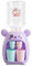 Kids Mini Water Dispenser Toy：Plastic Water Machine with Dual Outlets - Enhances Creativity and Hand-Eye Coordination, Cute Animal Design for Playtime and Room Decor（Purple）200ml
