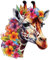 Blumuze Holzpuzzle Erwachsene 85 Stück, Giraffen Holz Puzzle, Holzpuzzle Einzigartige Tierform Puzzleteile, Puzzle aus Tierteilen, Puzzle Holz Erwachsene mit Geschenkbox aus Holz(S-21 * 17.8cm)