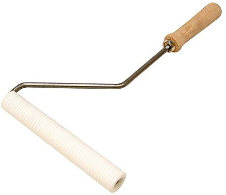 Entlüftungsroller Teflon-Rillenroller, um vollständigen Entlüften von Glasfaser- Glasgewebelaminaten, Variante:30x200mm