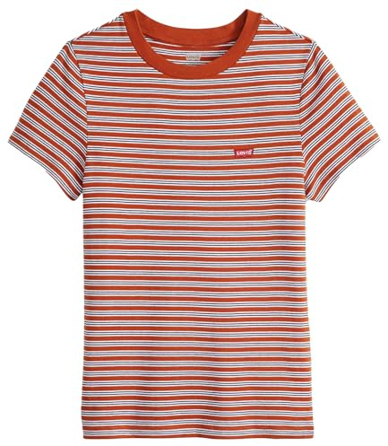 Levi's Essential HM SS tee Camiseta, OOO LA LA Stripe PIC, XXS Mujeres