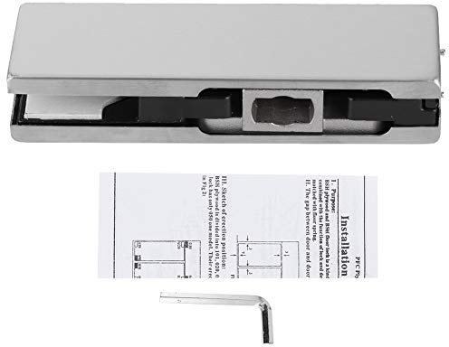Charnière De Ferme-Porte, Serrure De Sol De Porte en Verre sans Cadre, Pince Inférieure Rotative en Acier, Ressort De Ferme-Porte De Sécurité