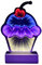 Gleneagles Cupcake Infinity Light - Neon Sign Making The Perfect Gaming Accessories for Room. Cute Bedroom Accessories, Stunning Gaming Bedroom Accessories with Infinity Effect. Desk Accessories.