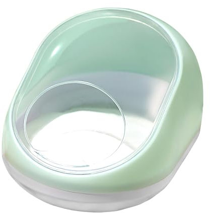 Honhoha Bac à Sable pour Hamster, cachette pour Hamster Conteneur de Salle de Bain Chinchilla,Lits Transparents, Habitat pour Petits Animaux, Bol de Bain pour Hamster, boîte de Bain de Sable pour
