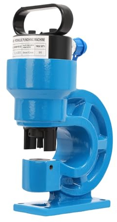 Punzonadora hidráulica, perforadora de metal de 31 T, craqueta hidráulica, perforadora de chapa, perforadora hidráulica, herramienta de perforación de 3/4 pulgadas (azul)