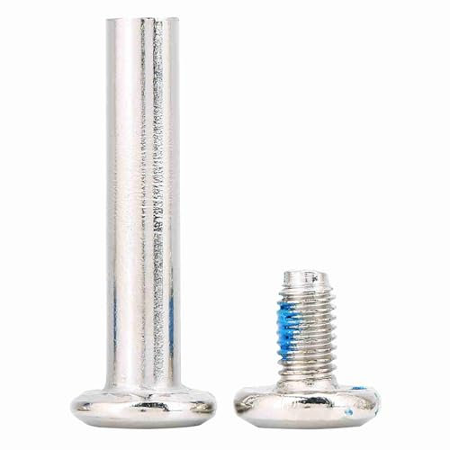 10 Ersatzschrauben für Skating-, 10er-Set Inline-Skate-Wartungszubehör für Skates, 31-mm- und 36-mm-Achsen, Passend für Männliche und Weibliche Anschlüsse an den Rädern, Einfache