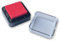 Stemplino® Stempelkissen klein Ink pad Mini Kissen mit Farbe für Kinder Hochzeit Album zum Stempeln für Embossing Scrapbooking Bullet Journal Gestalten Basteln DIY (hellrot)