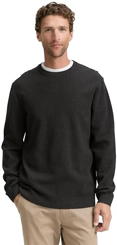 Tom Tailor Herren 1047570 Strickpullover aus Bio-Baumwolle (1er Pack)
