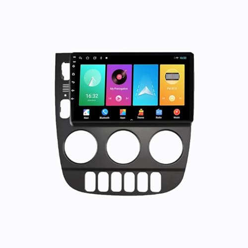 Android 13 2 DIN Pantalla Táctil Radio 9 Coche Pantalla para Mercedes Benz M-Class W163 ML 1997-2005 con Enlace Espejo/Navegación GPS/Radio FM/BT/Mandos Volante/Reproductor Multimedia(2+32G)