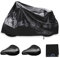 Bike Cover, Waterproof Bike Cover for Outdoor Storage, PVC Material, Protects from Rain, Dust, and UV, Black, 200cm x 100cm