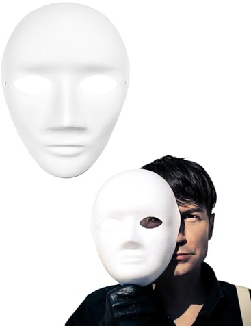 GAJUS 1PCS Kostümmaske: Im Dunkeln leuchtende Hockeymaske für Halloween/Karneval, leuchtet im Dunkeln (Halloweenmaske, Halloweengesicht, Kostüm)