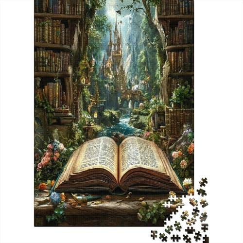 Livre Enchanté Forêt Cachée Puzzle 1000 Pièces Papier Adultes Détente