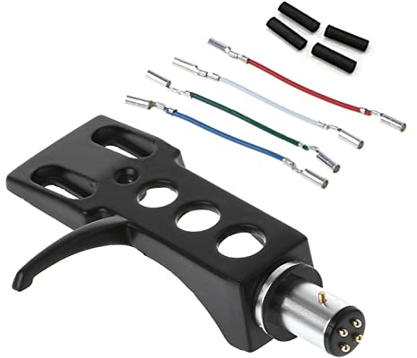 Turntable Head Shell Mount Phono Cartridge Replacement Phono Head Holder Replacement Turntable for Lead Wire V