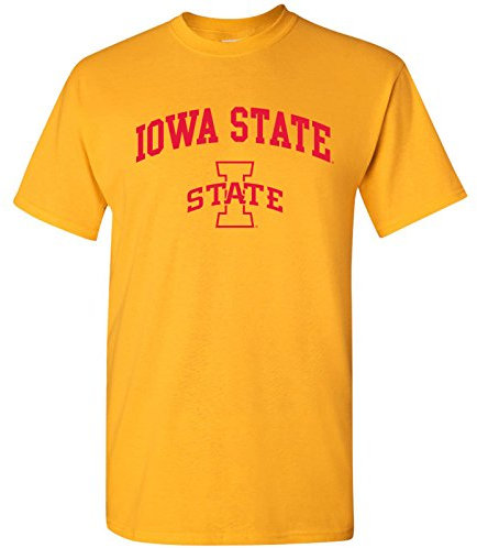 NCAA Arch Logo – NCAA Sports Team Color T-Shirt, Iowa State Gold, Mittel