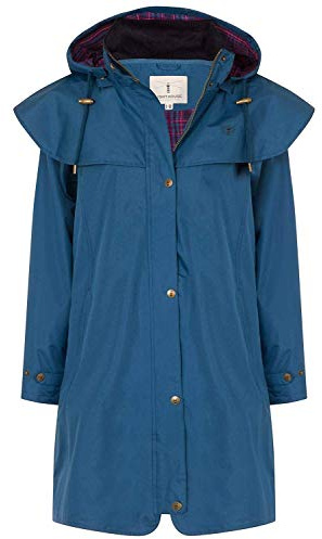 Lighthouse Outrider Femme 3/4 Longueur Raincoat imperméable - Mer Profonde - Taille EU 40 / UK 12
