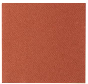 Sovie HORECA Linclass® Airlaid Tischdecke 80x80 cm, Mitteldecke stoffähnlich, praktisches Einmal-Tischtuch, edle Tischdeko, 20 Stück, Terrakotta-Orange