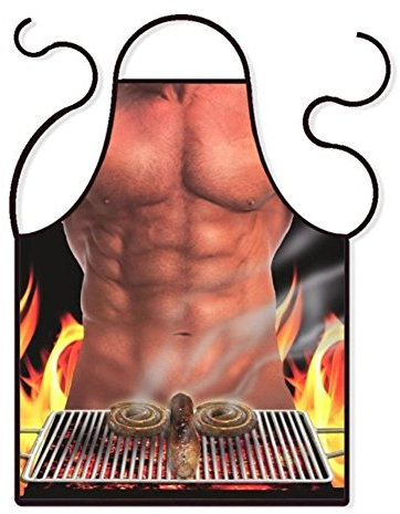 Vectri sexy Küchenschürze, lustige Party-Koch-Schürzen für Frauen/Damen, die Freundin, Herren, den Freund, ideal als Geschenk BBQ