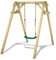 Altalena WICKEY Smart One gioco per bambini, altalena blu singola in legno da esterno o da giardino