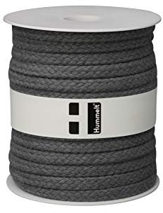 Hummelt® Baumwollseil Baumwollkordel (H) 8mm 20m grau auf Rolle