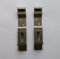 2 x GENUINE STAINLESS STEEL SPRING NUMBER PLATE HOLDERS TRAILER CARAVAN HORSE BOX MP341B MAYPOLE