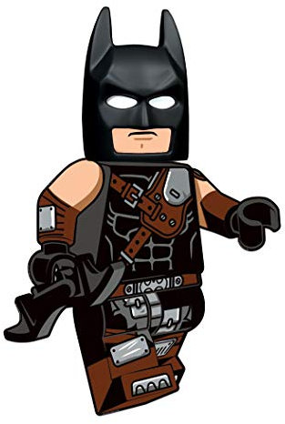 LEGO LGL-NI11 Batman Masques Nuit Lumière/Stickers Porte-clés Lampe de Poche Plusieurs Couleurs